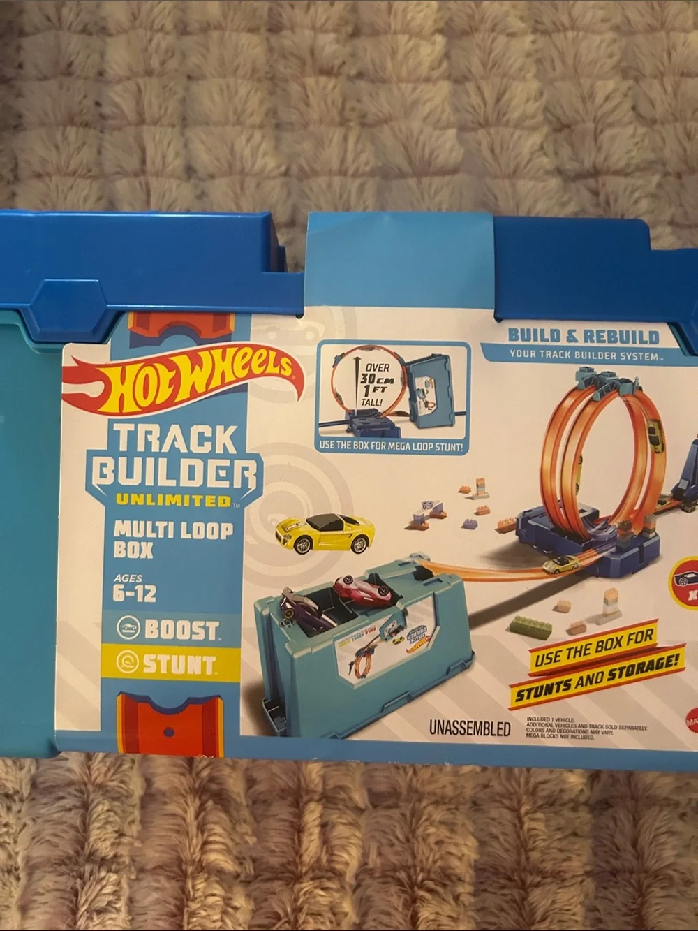 Hot Wheels Track Builder Multi Loop Box - Blue
